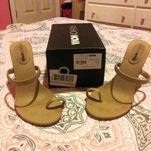 Fashion nova "jealousy heeled sandal"7.5